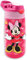 Micky & Minnie Borraccia in acciaio inox 450 ml, borraccia termica di alta qualità, con sistema push-pull, cannuccia e tappo di chiusura, KL85935, Kids Licensing, multicolore