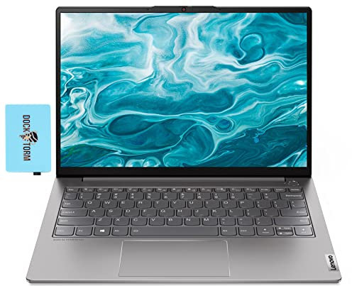 Lenovo ThinkBook 13s G3 Ordinateur portable professionnel, écran WUXGA de 13,3 60 Hz (AMD Ryzen 5 5600U 6 cœurs, 8 Go de RAM, 256 Go SSD, AMD Radeon, KYB rétroéclairé, empreintes digitales, WiFi 6,