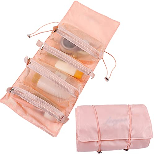 BSITSSS Kulturtasche Damen, Reise Kulturbeutel zum Aufhängen Make up Tasche 4 in 1 Multifunktional Abtrennbare Kulturtasche, Schminktasche Kosmetiktasche Beauty Case Waschtasche für Männer & Frauen