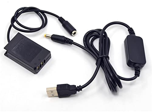 SXOPU Banque de Courant 5V USB Adaptateur de câble + EP-5C DC Coupleur EN-EL20 ENEL20 Faux Batterie Ajustement for Nikon 1J1 1J2 1J3 1S1 1AW1 1V3 P1000 Cordon d'alimentation