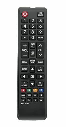 AA81-00243B Replace Service TV Remote Control fit for Samsung TV TM1240A UE48H6270SSXZG UE55F9080STXZGUE UE55F9080STXZG UE55F6770SSXZG UE46F6320AWXXN UA46F5500ARXUM UE55JU6050UXZG 55HU8500ZXZT