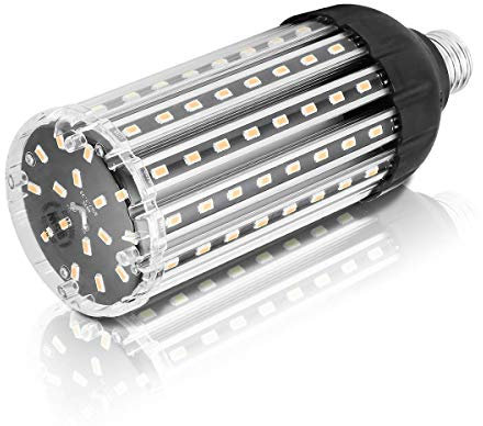 Wenscha E27 LED Corn Light Bulb Warm White 35W 3000K Warm White 3500 Lumen Super Bright LED Light Bulb for Indoor Outdoor Large Area Garage Porch Garden Warehouse Backyard