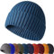 Baynetin Wintermütze Strickmütze, Weich, Warm, Stretch, Bequem, Atmungsaktiv Beanie Mütze Roll up Edge Cuffed Plain Schädeldecke Fisherman Hut Unisex (Cymbidium)