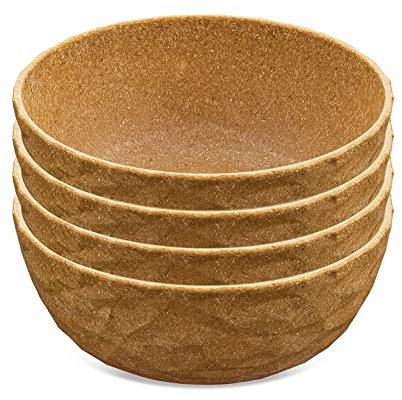 Schale 700 ml 4er-Set CLUB BOWL Müslischale Salatschüssel Dessertschale Natur Koziol