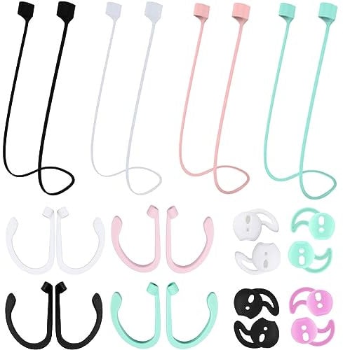 YTOOK EarHooks for Earbuds, Anti-lost Airpod Ear Hooks, Silicone Soft Ear Hooks Tips, Compatible with Most Bluetooth Headphones, for Sports Running Jogging, Cycling (4 Pcs)