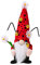 ENLACE Marienkäfer Wichtel, Frühling Blume Wichtel Deko, Handgefertigte Gefüllte Gesichtslose Puppe Zwerg Dekorationen Frühlingsdeko, für Home Farmhouse Kitchen Decor