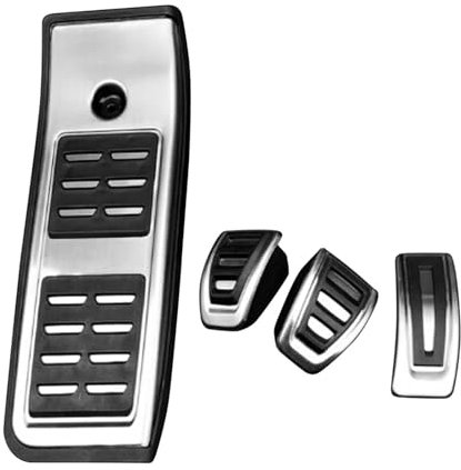 Car Beschleuniger Pedale für Audi A4L A4 B9 A5 2016 2017 2018 2019, Anti-Rutsch Pedale Bremse Pedalkappen Beschützen ZubehöR,a/MT 4pcs