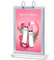 Niciksty A5 Aufsteller Acryl, Tischaufsteller A5 Ständer aus Acryl, Tischkarten-Flip-Display für Hotel, Restaurant, Speisekarte, Werbung