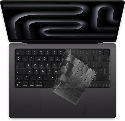 Housse de clavier en TPU pour MacBook Air et Pro/Max 2024-2021 avec (M4/M3/M2/M1) 14,2, 16,2, 15,3 et 13,6 A3112 A3185 A3401 A3186 A3403 A2941 A2688 1 A31. 14 A3113 A2442 US Layout Protector