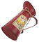 MAGICLULU 1pc Tin Fountain Country Home Decor Metal Flower Jug Tall Vase Dried Flowers Bucket Grave Flower Holders Vintage Milk Jug Vase Chic Vase Red Flower Kettle Floor Type Iron