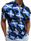Flag of Scotland - Polo da uomo con cerniera e maniche corte, casual, taglia L