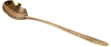 Alipis Copper Ladle Spoon Brass Tableware Thicken Soup Ladle Smooth Lip Spoon for Cooking Fine Cutlery for Home Use