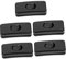 Switch Socket Cover,5pcs Light Dimmer Touch Lamp Rocker Inline Lamp Replacement Lamp Repair Kit Black Controllable Light Modulator Zinc Alloy Appliance
