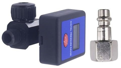 PneumaticAir Regulator Control Valves Digital Pressure Gauge Regulating 1/4in For Spray Guns Air Pressure Regulator Spray Guns Pressure Regulator