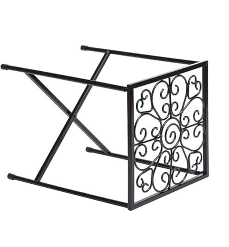 WENYOG Blumenständer Ständer Blumentopf Innen Hohes Rack Eisen Metall Pflanzer Hocker Display Halter Blumentopf Steht Regal Ecke Topf Leiter Garten