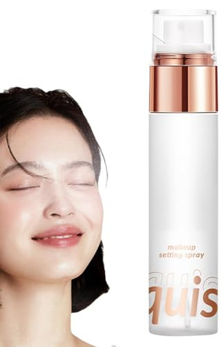 Makeup Setting Spray, schnell trocknend, nicht klebrig, geeignet für alle Hauttypen, hält Make-up, reduziert Wartezeit, ideal für Basis, Auge und , leichte, komfortable Formel