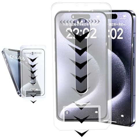 Generisch Evotech Screen Protector,Evo Tech for iPhone Invisible Artifact Screen Protector for iPhone 12 13 14 15 16 Pro Max (Privacy Film, for 16Pro) (Privacy Film, for 14)