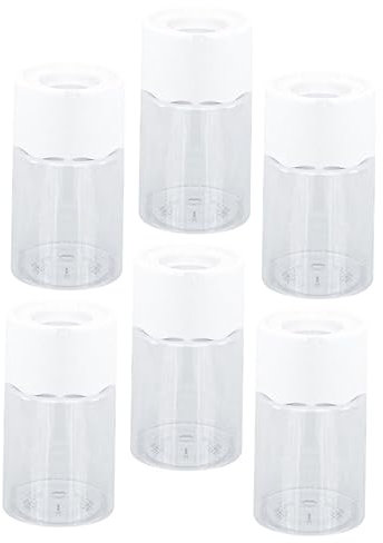 HANABASS 6stücke Transparente Kunststoff-wasserpflanzen-vasen Für Hydrokultur Dekorative Tischgefäße Für Büro Und Zuhause Für Innenpflanzen Und Moderne Raumgestaltung