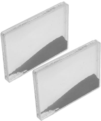 Alipis 2Er-Packung Eisenpulverkasten Eisenfüllungen für wissenschaftliche Experimente magnetische Eisenspäne Eisenpulver zur Magnetbildung Eisensand Kunststoff Black