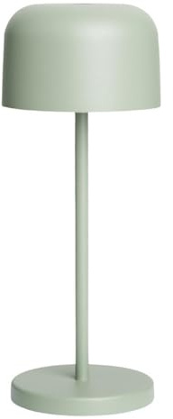 Olympia Siena Round Dome Table Lamp, Sage, 200mm | Adds warm, ambient lighting to cafe dining areas or restaurant booths to instantly enhance the guest atmosphere.