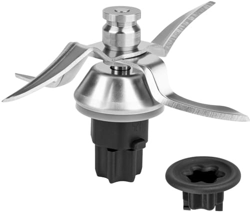 PARTSEE Messer TM31 aus Edelstahl mit Dichtring Ersatz für Vоrwerk für Thermomix TM31 | Ideal zum Mixen, Kneten & Zerkleinern | Spülmaschinengeeignet (Zusätzliches Zubehör:Motor Kupplung Ø46mm )
