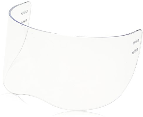 BAUER - Senior Erwachsenen Visier RBE für Eishockeyhelm I Resistent gegen Kratzer I Sichtschutz für Eishockeyhelme I Plexi-Visier für Eishockeyhelme I Klarsicht-Visier I Hohe Kompatibilität - One Size