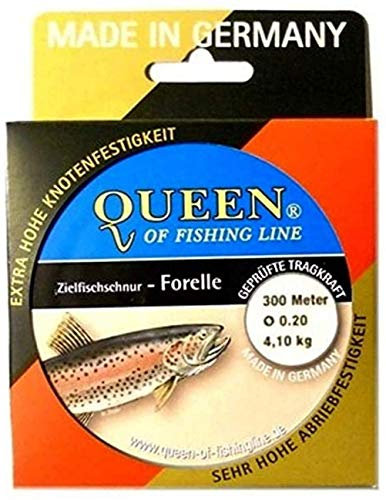 Queen of Fishing Line Zielfisch-Schnur Forelle 0,22mm 5,2kg 300m