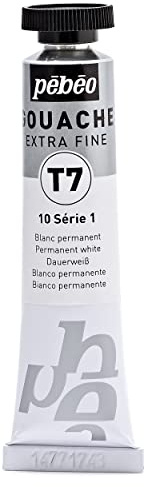 Pébéo Gouache Paint Extra fine 20 ml Tube Permanent White
