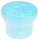 Non-Spill Rotating Milk Powder Formula Dispenser Portable Outdoor Food Container 3 Compartments Storage Feeding Infant Newborn Snack Box (Blue)