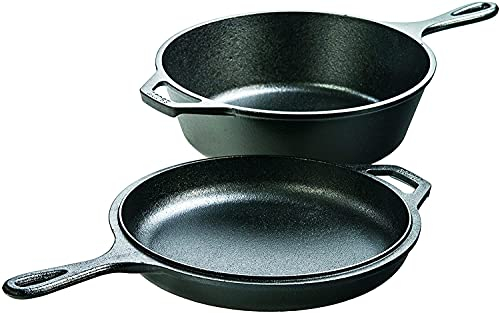 Lodge LCC3CN Cocotte en fonte, 26 cm de diamètre, 3 litres, noir