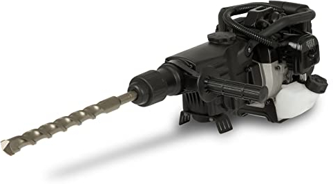 EBERTH Trapano a percussione a benzina con potenza di 1200 watt e forza d'urto di 12 joule, Trapano a scoppio con funzione di percussione, Inclusi punta SDS e scalpello a punta SDS
