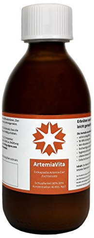 ArtemiaVita - Artemia Eier entkapselt dekapsuliert mit 90% - 99% Schlupf (250ml = 10 Mio. Eier)