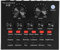 VBESTLIFE, Live Soundkarte, V8 Multifunktionale Live-Soundkarte, Intelligente Lautstärke einstellbar Mehrere lustige Sounds zum Singen, Aufnehmen, Musik/Kompatibel mit und Android