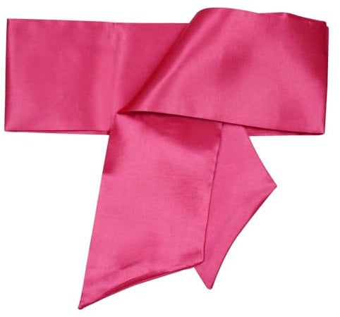 Satin Haarband Perücken Grip Band Stirnband rutschfestes Haarband Damen für Yoga, Make-up, Sport (Rosa)