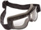 PiWear® Nevada klar Motorradbrille für Brillenträger geeignet Überbrille Brille über Brille für Helm beschlagfrei rutschfest gepolstert Retro Classic