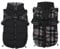Warm Pet Dog Coats and Jackets,Waterproof Reflective Pet Dog Harness Vest Winter Puppy Clothes with Chest Strap, Outdoor Walking Adjustable Chest Strap-Black-M