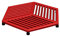 Denby Cast Iron Trivet Pomegranate ,Red,Length: 24.5cm, Width: 21.5cm, Depth: 2cm