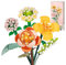 Blumen Bouquet Bausatz Sets, Einzigartiges Geschenk für Erwachsene/Teenager, DIY Bausteine für Heimdekoration (456 Stück)