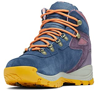 Columbia Newton Ridge Plus Waterproof Amped Desert Night wasserdichte Trekking Und Wanderstiefel für Damen, Blau (Nocturnal x Antique Iris), 40 EU