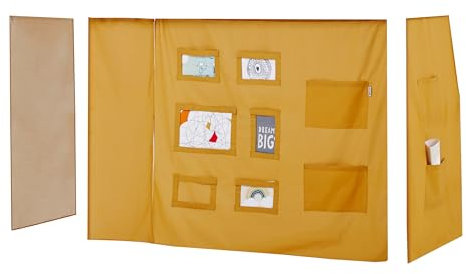 Hoppekids Creator Vorhang für Mittelhochbett 90x200 cm, Autumn Yellow