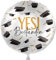 Folienballon bestanden 'Yes! Bestanden' Ballon Abi Meisterprüfung Bachelor Master Staatexam Geschenk Absolventen Ballon zur bestandenen Prüfung