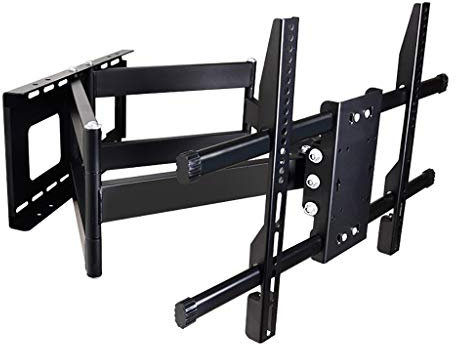 Soporte de pared para televisores de 43 y 85 pulgadas, resistente, inclinable y giratorio con capacidad de carga de 90 kg