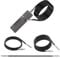 Bike Lock Cable, Security Straight Combination Master Lock, 11.8 & 22.6 & 47.2'' Locking Chains, Anti-Theft Scooter Lock for Bicycle Helmet Sliding Door
