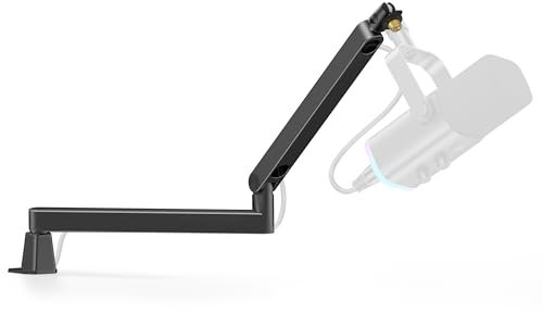 InnoGear 2025 Upgraded Mikrofon Galgenarm, magnetisches Kabelmanagement, Low-Profile-Mikrofonständer, 360° drehbare Schreibtischhalterung für Fifine AM8 K669B Blue Yeti HyperX QuadCast SoloCast AT2020