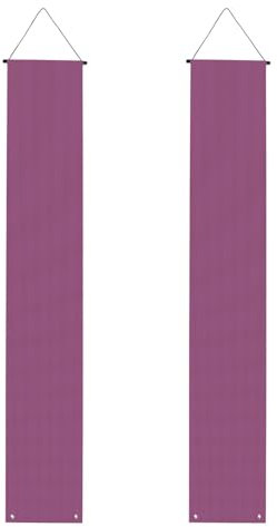 Cartel de porche WZYWHJ de color sólido con patrón rojo de uva, decoración para colgar en la pared, letrero de puerta, para exteriores, interiores, patio, fiesta, 12 x 71 pulgadas