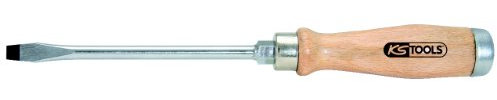 ERGOTORQUE WOODmax Destornillador con mango de madera, ranurado, 8x150mm