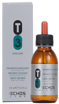 Echosline T3 Anticaída-Tratamiento Energético Anticaída-125 ml, Multicolor, 125ml