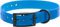 Collier chien bleu polyuréthane 45 cm boucle double, gravable (voir les détails)