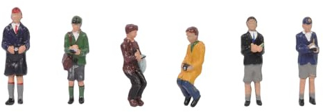 Bachmann 36-401 Trainspotters OO gauge coloured figures 6