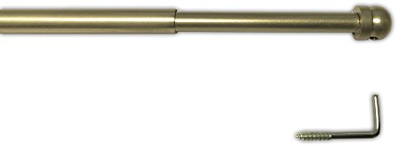 Messingstange, ausziehbare Gardinenstange, messing-matt, 60-110 cm